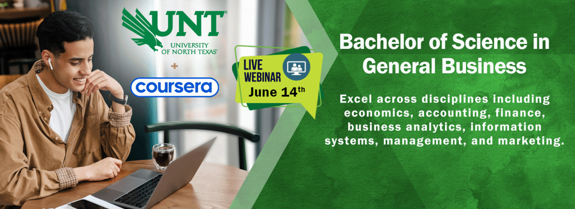 UNT Online Bachelor of Science in General Business - Webinar June 14