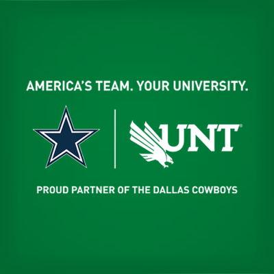 America's Team, Your University. UNT is a Proud Partner of the Dallas Cowboys.