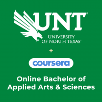 UNT + Coursera Online Bachelor of Applied Arts & Sciences